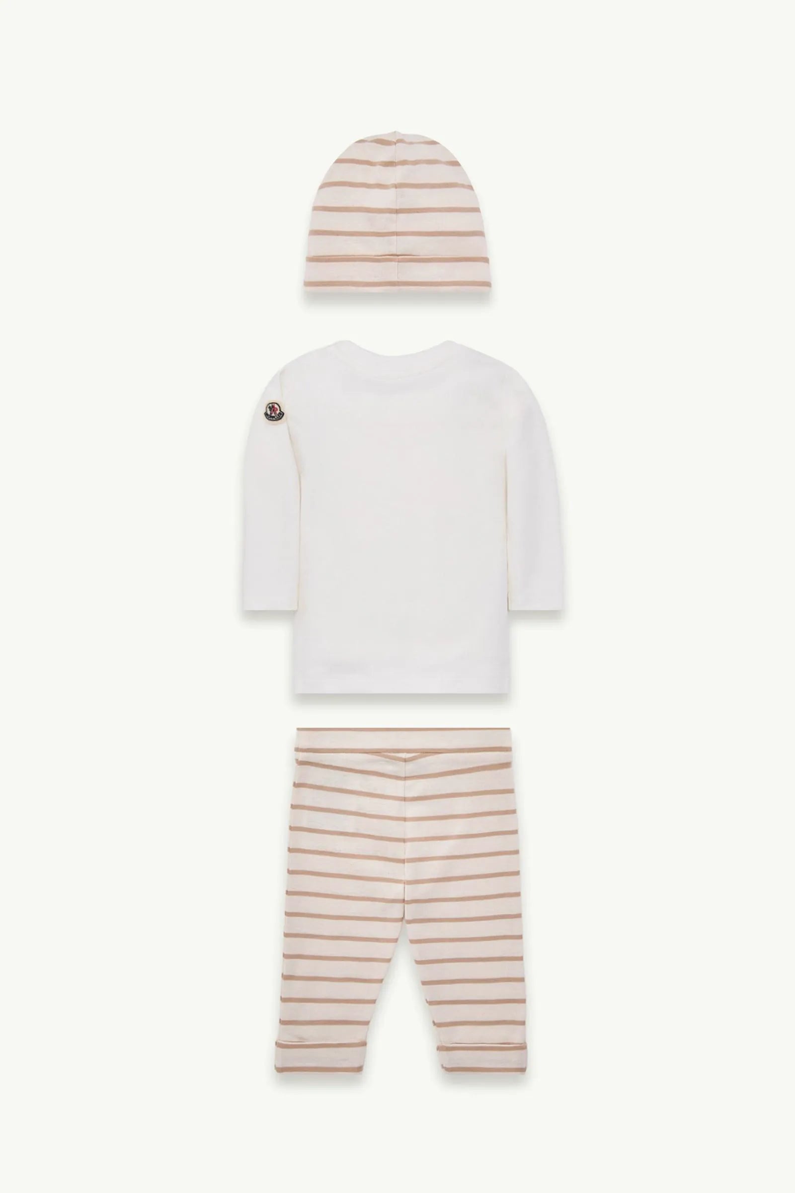 Beige & White