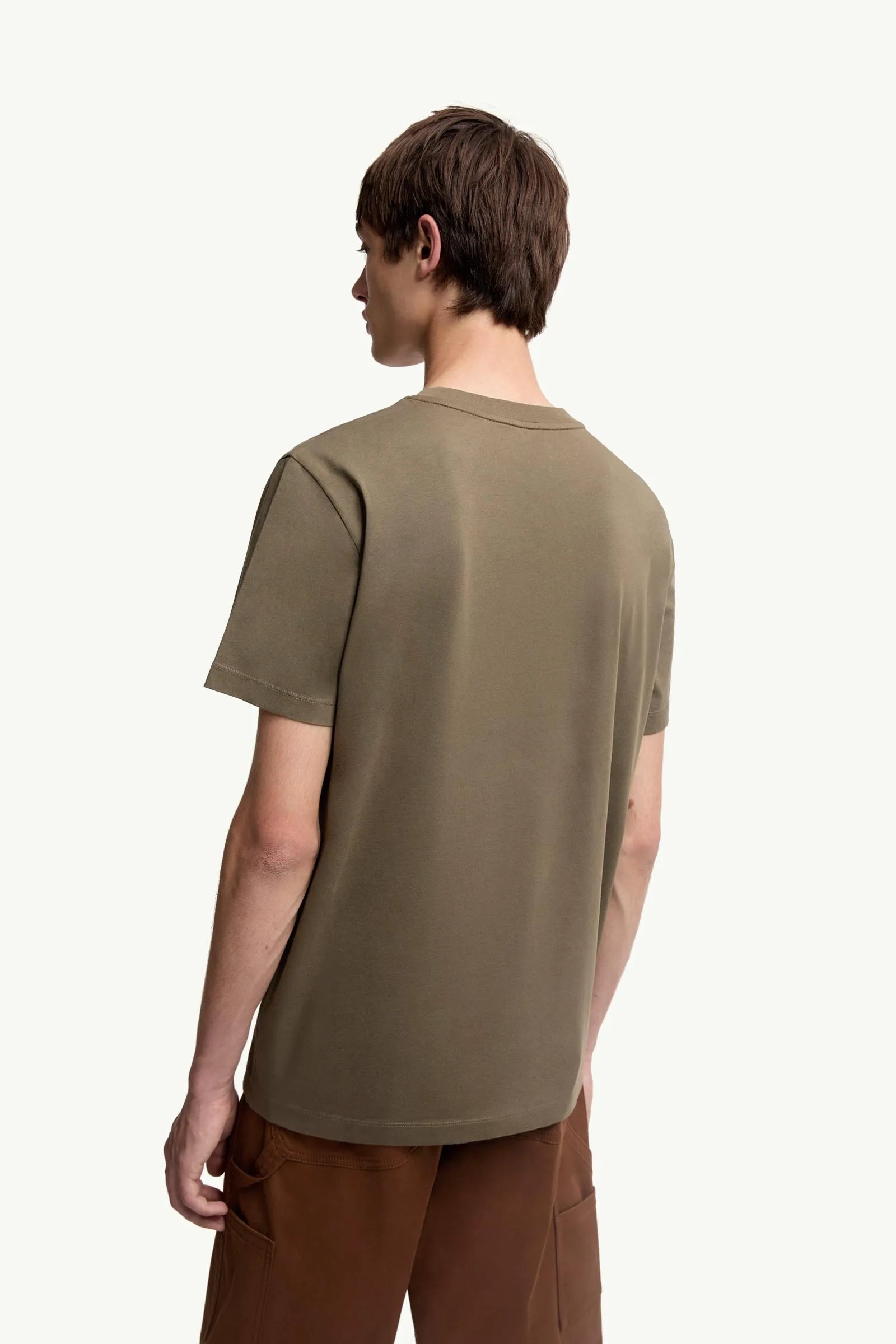 Blue & White & Olive Green