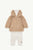 Beige & White